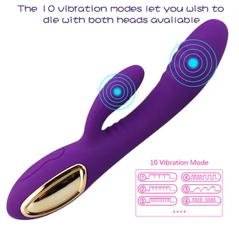 10 Frekvencijski Vibrator Seks-igračka za žene Vaginalni Masaža G-Točke Orgazam Stimulira Klitoris-Vibracije Pussy Ženska Igračka za masturbaciju