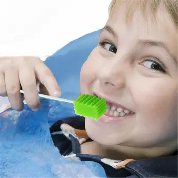 100/200 komada/br. Jednokratna Spužva Za čišćenje Zuba Bris Za njegu oralna Spužva sa štapićem Spužva Za čišćenje Zuba Štapić Za Njegu oralna Pribor
