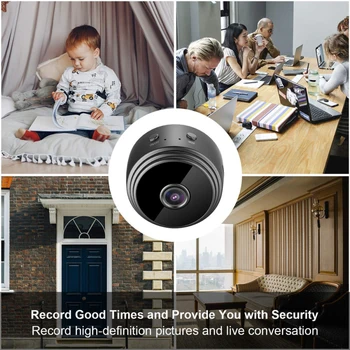 1080P/4K A9 Mini WIFI IP Kamera Kamera Bežični video snimač za sigurnost doma Noćni Vid S nadzorom vježbe/Signalizacijom aplikacije