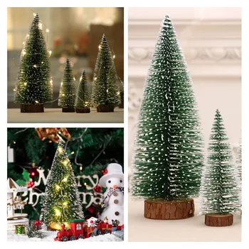 2021 Led Mini-Božićno Drvce Bor DIY Božićne Ukrase Za Dom površine Navidad Božićni Ukrasi Novogodišnji Dekor Dječji darovi
