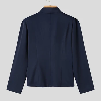 2021 Uredske radne jakne Jesen elegantna sportska jakna Za žene Svakodnevno kaput na zakopčane dugih rukava Vintage ZANZEA Moderan tanka bluza ženska