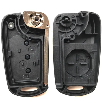 3 gumb Torbica za ključeve od automobila Za Hyundai Elantra i30 ključ Za Kia K5 K2 K3 Carens Zamjena za Daljinsko Sklapanje flip-ključ prazan privezak