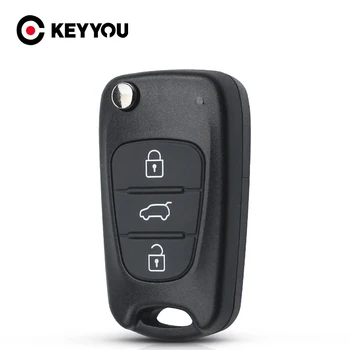 3-Tipke Flip-ključ Sklopiti Korice za auto ključeva Za Kia Sportage Picanto 3 Rio K2 K5 Cerato Ceed Soul Za Hyundai Gredica Auto Ključeve daljinski Upravljač 0