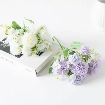 30 cm, Umjetno cvijeće Svilene Hortenzija Plavi Buket Božićne Vaze za Uređenje Kućnog Vrta Svadbeni Stol Lažni biljke