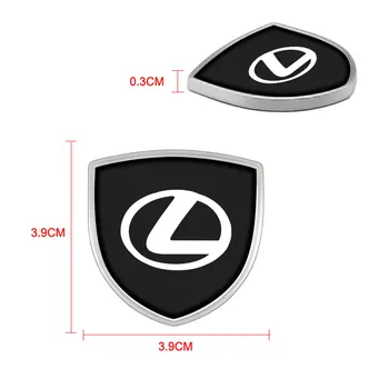 3D Metalne Naljepnice s logotipom sustava Dekor karoserije Automobila Naljepnice za označavanje ikona za Lexus ES300 RX330 RX300 GS300 IS250 IS200 CT200h NX RX