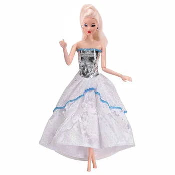 4 Stila Haljine Za Barbie, Velike Suknje, Važne Blagovaona Grupe, Ženski Stil S Шапочками Za Lutke Barbie,Odijevanje Za Pribor
