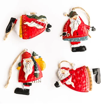 8 Stilova Rotirajući Božićno Drvce Anđeo Djed Mraz Ukras Slatka Željeza Obrta Novogodišnji Novčanik, Mobilni Telefon, Spušteni Pokloni