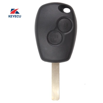 KEYECU Zamjena za Daljinsko Privjesak za ključeve vozila 2 Gumba 433 Mhz PCF7947 za 2006-2010 Renault Clio Kangoo Master Modus Twingo