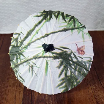 Kineski Stil Papir Kišobran Oslanjanje Bambusa Za 11