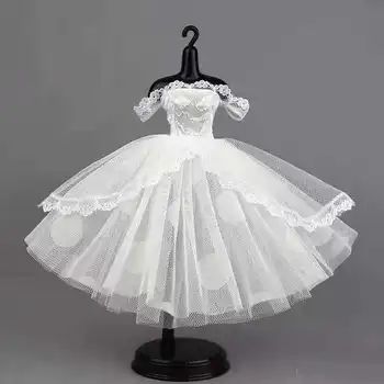 Klasična bijela čipkan haljina Princeze grašak grašak 11,5
