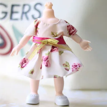 Lijepa haljina je ručni rad za lutke BJD 16 cm sa 13 pokretnim zglobovima Lutka Modne dodatke za lutke Dječje igračke DIY Poklon za djevojčice