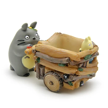 Moj susjed Totoro Kiki Dostava Kiki PVC Figurica Mačke Lutka Guranje Vozila Plastični Model Smole