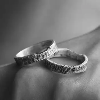 Nova Osobnost Klasicni Tragovi Ugriza Ručne Par Parova prstenova Modni Kreativne Darove Prvi izbor