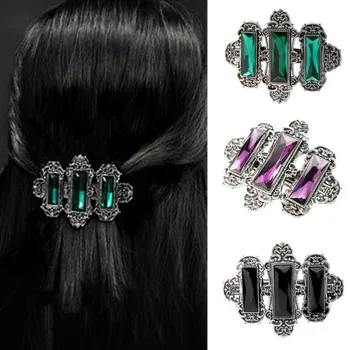 Novi Europski Američki Gothic Dijamant Klasicni Sjaj Kopče Za Kosu Kristal, Dijamant je Prozirna Pribor Za Kosu Elegantne žene
