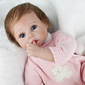 NPK Reborn Baby silikonske lutke Slatka djevojka Meko tijelo 22-inčni bebes reborn realističke bonecas Dar za djecu igračke za prijatelja