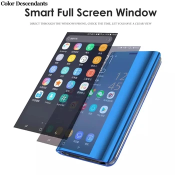 Prikaži Smart Mirror Flip Torbica za telefon Xiaomi Redmi 4X 6A GO S2 Torbica za telefon za Xiaomi Redmi 5 plus 6 pro 7 stražnji poklopac