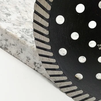 Promjer SHDIATOOL 4,5 inča Dijamant Vruće прессованное usko grlo Turbo-pile s отрезным diskom od granita i mramora 10 mm, za rezanje betona