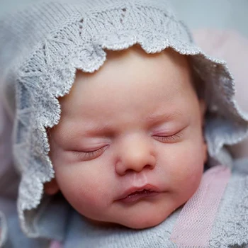 RSG 19 inča Pomlađuje Baby Lutke Praznu Kućicu za Komplet Realan Novorođenče Sam Vinil Neobojeni Nezavršene Dijelovi Lutke DIY