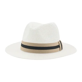 Sunčane kape muškarci žene ljeto proljeće široka polja puna zonu papirne slamnati šešir na otvorenom sunčane formalne crne ženske kape kaki