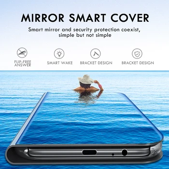 Torbica pocox3 smart mirror sklopivi poklopci torbica-držač za pocophone poco x3 x 3 nfc 2020 globalna verzija xiaomi 6,67