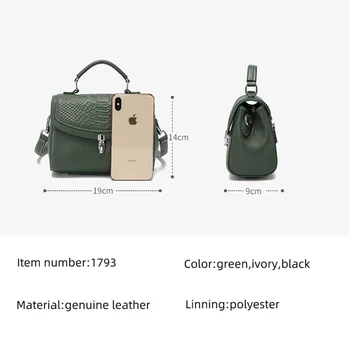 Trendy ženske torbe od prave kože Visoke kvalitete Ženska torba na rame Luksuzne Dizajnerske ženske torbe preko ramena za žene