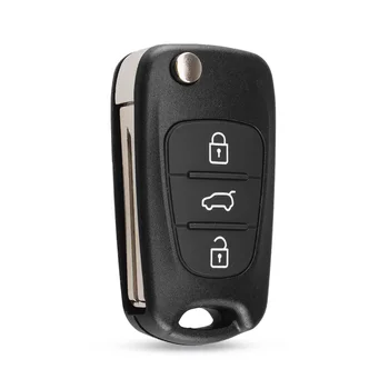 3-Tipke Flip-ključ Sklopiti Korice za auto ključeva Za Kia Sportage Picanto 3 Rio K2 K5 Cerato Ceed Soul Za Hyundai Gredica Auto Ključeve daljinski Upravljač 1