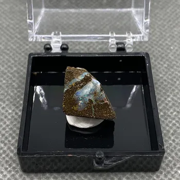 Prirodni rijedak australski iron opal (fotografirao vlažna vode) uzorak dragog kamena uzorak minerala kvarca dragulji okvira veličine 3,5 cm 1