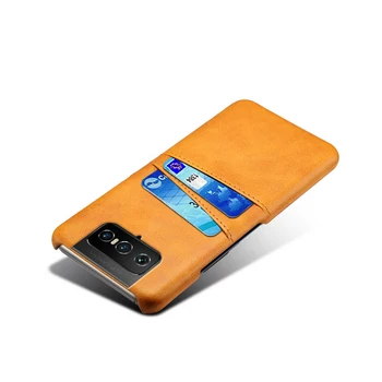 Za ASUS Zenfone 7 7 Pro ZS671KS Torbica za kreditne kartice Retro Kožna torbica od umjetne kože s utora za kartice Torbica-novčanik za Zenfone 8 8 Flip Torbica 1