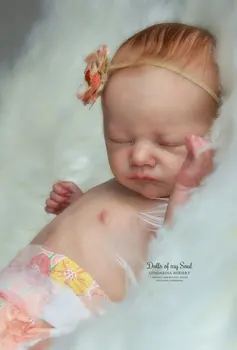 Novi Komplet Za Bebe Reborn Charlotte 18-Inčni Vinil Spavanje Dijete Prazne Neobojeni Nedovršeni Oblik Prazan Skup Reborn Lutke 3