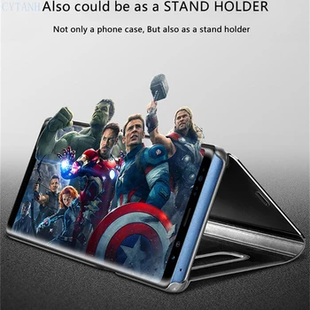 Ogledalo Flip torbica za Huawei P40 P20 P30 Pro Y7 Y6 Y5 P Smart Z Y9 Prime 2019 za Honor 20 10 9 Lite 8X 8A 8S 8C 9X Pro Y9S Torbica 3