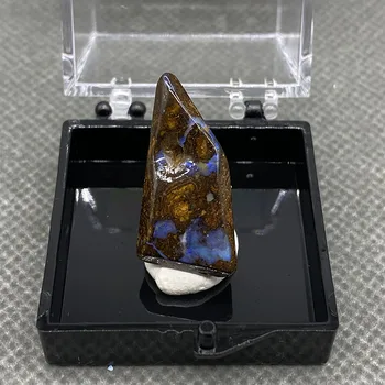 Prirodni rijedak australski iron opal (fotografirao vlažna vode) uzorak dragog kamena uzorak minerala kvarca dragulji okvira veličine 3,5 cm 4