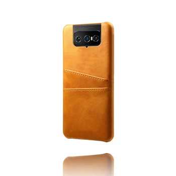 Za ASUS Zenfone 7 7 Pro ZS671KS Torbica za kreditne kartice Retro Kožna torbica od umjetne kože s utora za kartice Torbica-novčanik za Zenfone 8 8 Flip Torbica 4