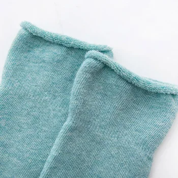 2 Para debelih ženskih čarapa Komplet Tople pamučne čarape Jesen Zima Puna boja Ženski Besplatno usta Terry čarape, Ženske prozračni 0