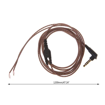 3,5 mm OFC Jezgro 3-Polni Priključak Za Slušalice Audio DIY Žica za održavanje slušalice