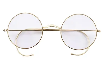 Agstum 47 mm Okrugli Optički Okvira Od Rijetke Žice Okvira Za Naočale u Рецептурном Stilu, Bez Nazalnih Obloge Antičke Naočale Rx