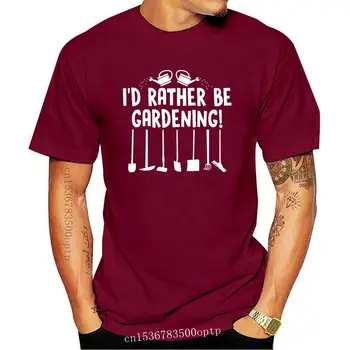 Ja Bih Radije Baviti Vrtu Smiješno Vrtlar Dvorište Muška T-Shirt Dar Dar