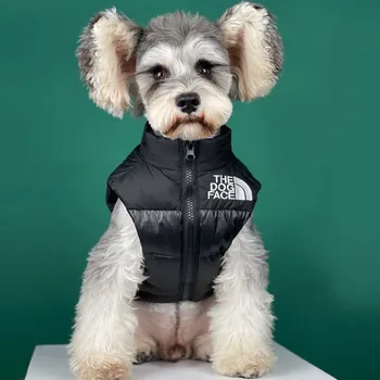 Luksuzna modna odjeća za pse Jesensko-zimska odjeća Štene Teddy Corgi Pomeranian Шнауцер Kućni ljubimac Toplo dolje jakna Prsluk S-XXL