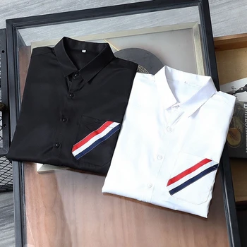 Muška Polo Majica Za muškarce Vintage dizajnerske odjeće Camisas De Hombre Majice s dugim rukavima Korejski Muška moda Jesen brand 2021