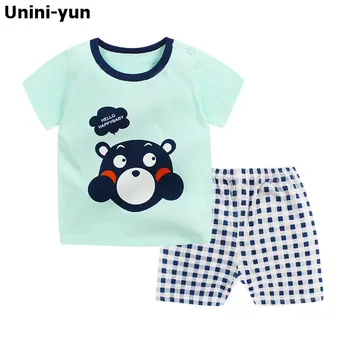 Odjeća za dječake Odjeća za male dječake Dječje ljetna odjeća za dječake Komplet odjeće za dječake iz crtića t-Shirt+Hlače roupas infantis menina