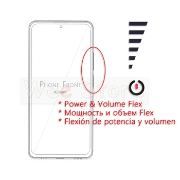 Originalna prekidač za Uključivanje i Isključivanje Zvuka Tipka za Upravljanje Fleksibilnim Kabelom Za Huawei Honor 8 9 9i 9X 10 20 20i 20s 30 30s View Pro Plus Lite