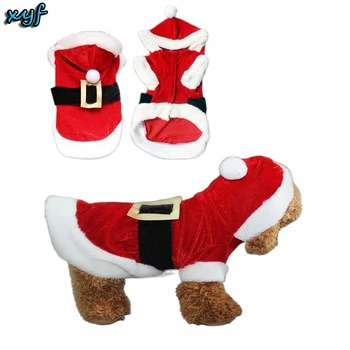 Pas Božićno odjeća Odjeća za kućne ljubimce Odijelo Djeda Mraza za Božić odjeću za mačke Božićno šešir Jelena Kaput za štence Majica Odjeća za stranke