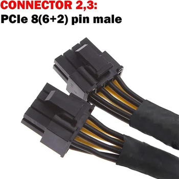 PCI-Express PCIE 8 Pin na Double 8 (6+2) Pin VGA Grafička Grafička kartica Adapter GPU Kabel Razdjelnik Napajanja 20 cm 0