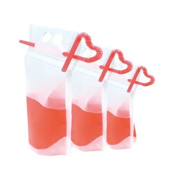 Plastičnu vrećicu za piće sok Torba za piće Mat torba sa ručkom Torba za juhu za tekućine Kuhinja Bez slame 0