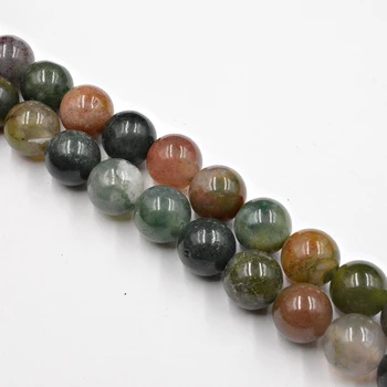 Prirodni Kamen je Glatka Indijski agatha Veleprodaja Perle, Slobodan Perle Za Izradu Nakita Pribor DIY Besplatna Dostava 4-12 mm na Veliko 0