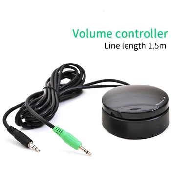 Regulator Glasnoće Aux 3,5 mm Prekidač za Glasnoću Signala, Upravljanje Pomoću Kabela Za Podešavanje Sustava Pojačalo Zvučnika Visoke Kvalitete
