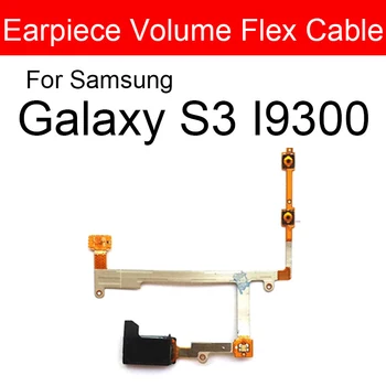 Slušalica Zvučnik Zvučnik Glasnoća Fleksibilan Kabel Za Samsung Galaxy S3 S III GT-I9300 I9300 Upravljanje Zvukom Dolje prema Gore Fleksibilna Traka 0