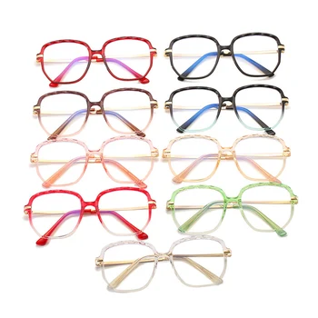SO&EI Klasicni TR90 Metalna četvrtasta okvira za naočale, Ženska moda Prozirne naočale protiv Blu-Ray Za muškarce Optički градиентная okvira za naočale 0