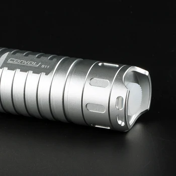 Srebrna Svjetiljka Konvoj S11 s led SST40 Unutar 2300lm Taktički Flash Torch 26650 Lanterna Kamp Lov Radna Lampa