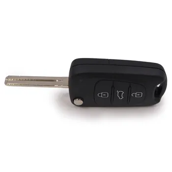 Keyecu Keyecu Flip Daljinski Privjesak za Ključeve Vozila 3 Tipke 433 Mhz ID46 Čip za Hyundai IX35 I20 I30 2008-2012 1