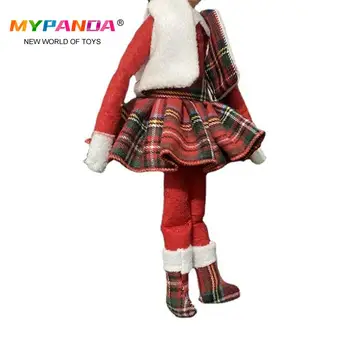 Božić Doll Patuljak iz Bajke Crvena Odjeća Suknja s lukom Haljina Igračke, Oprema Za djecu Božićne Darove Vilenjaci 1pc 2
